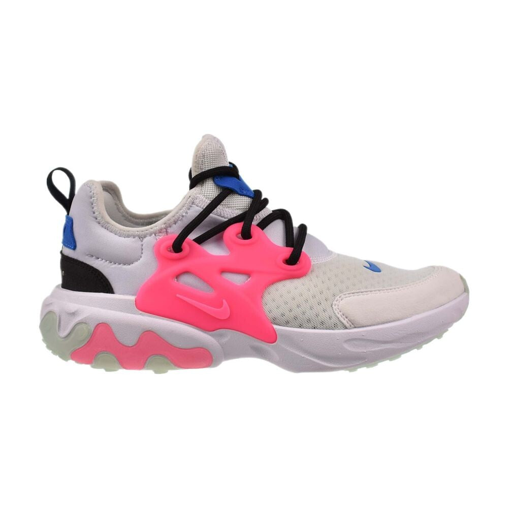 Nike React Presto (GS) Big Kids' Shoes Triple White-Hyper Pink-Photo Blue bq4002-101