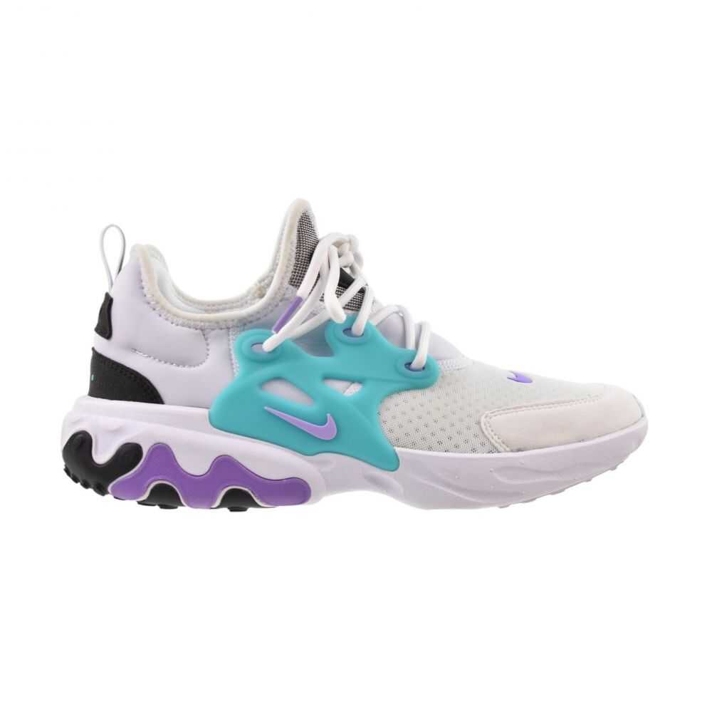 Nike React Presto (GS) Big Kids' Shoes White/Atomic Violet bq4002-102