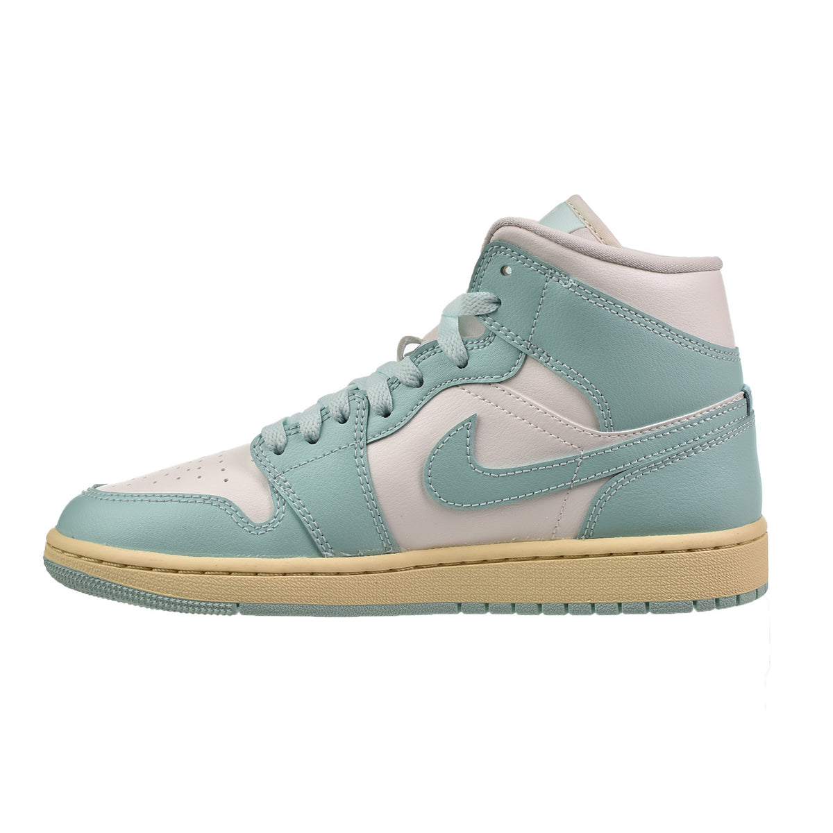 Air Jordan 1 Mid Women's Shoes Sail-Light Dew-Muslin