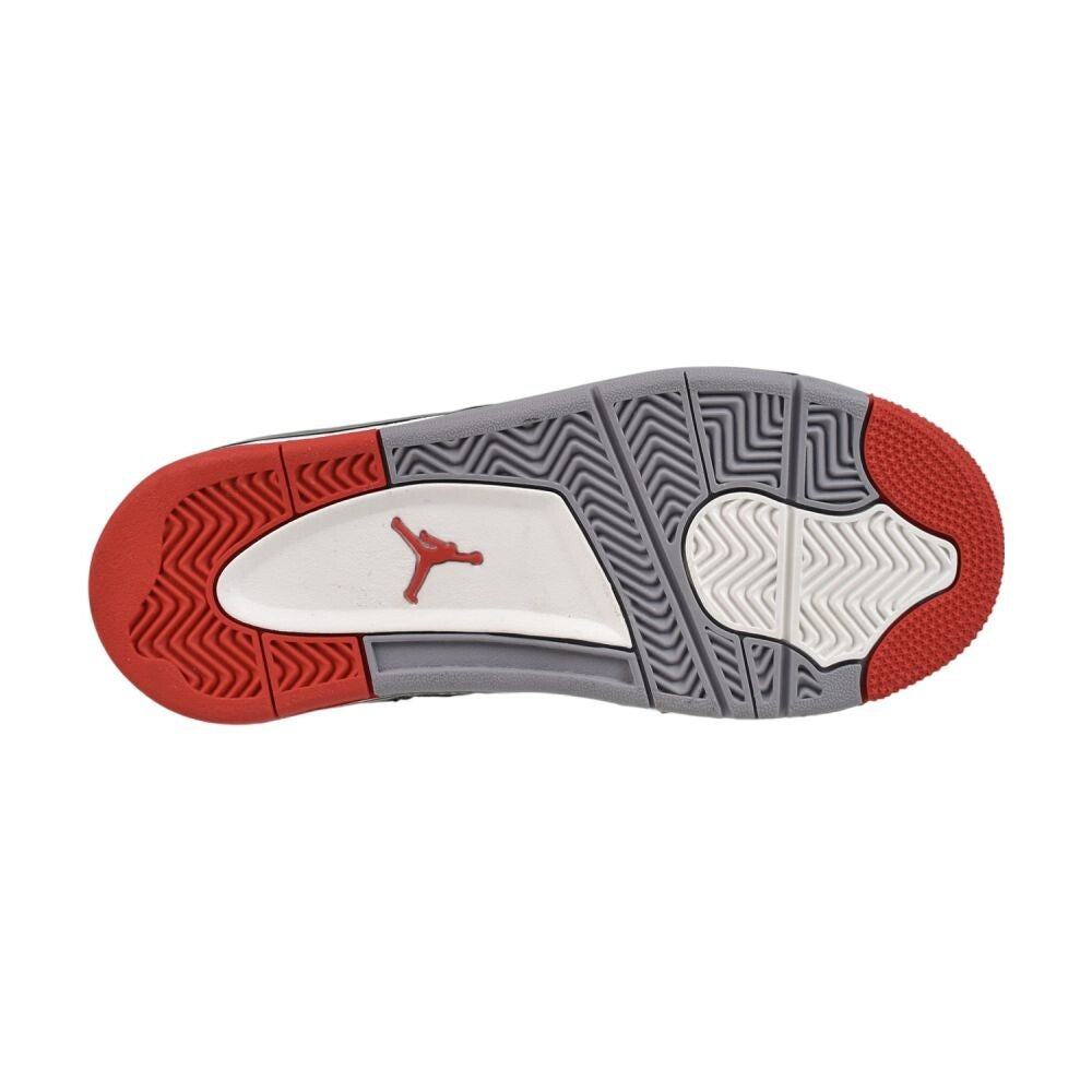 Jordan 4 Retro (PS) Little Kids' Shoes Blk/Fire Red-Cement Grey bq7669-006