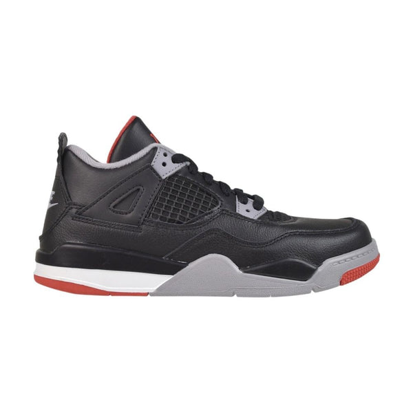 Jordan 4 Retro (PS) Little Kids' Shoes Blk/Fire Red-Cement Grey bq7669-006