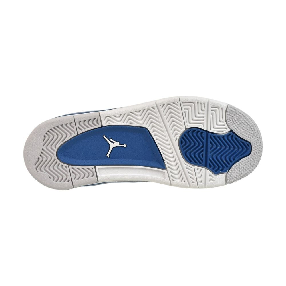 Jordan 4 Retro (PS). Little Kids' Shoes Off White/Military Blue bq7669-141