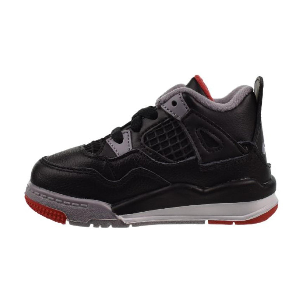 Air Jordan Retro 4 "Bred Reimagined" (TD) Toddler Shoes Black-Cement Grey