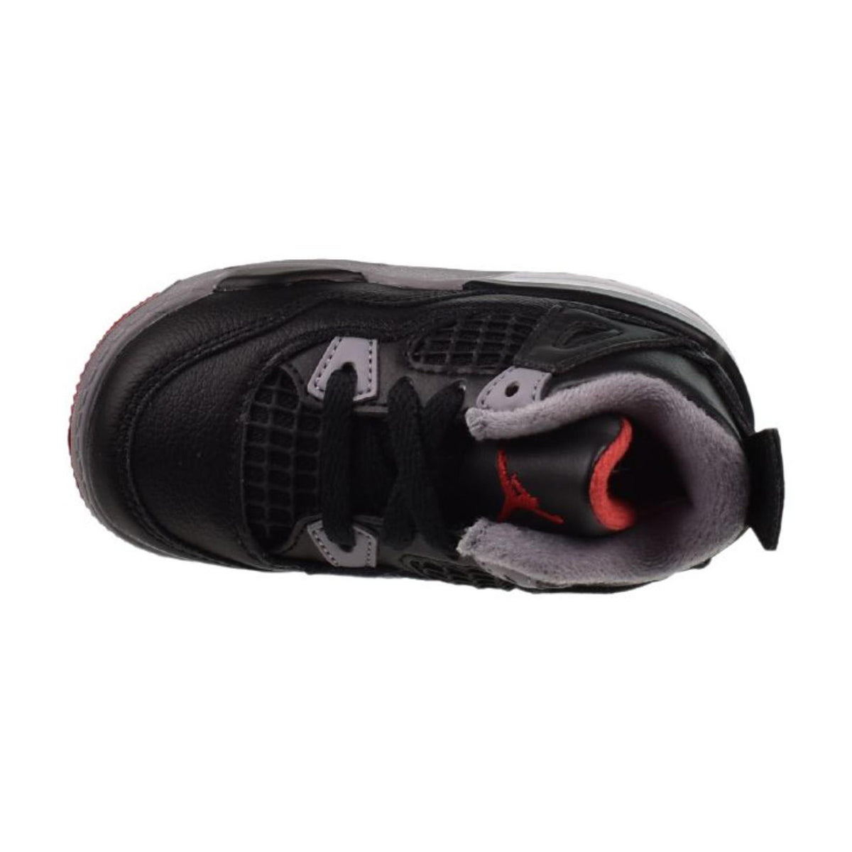 Air Jordan Retro 4 "Bred Reimagined" (TD) Toddler Shoes Black-Cement Grey