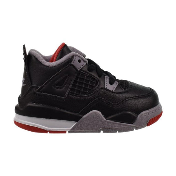Air Jordan Retro 4 "Bred Reimagined" (TD) Toddler Shoes Black-Cement Grey