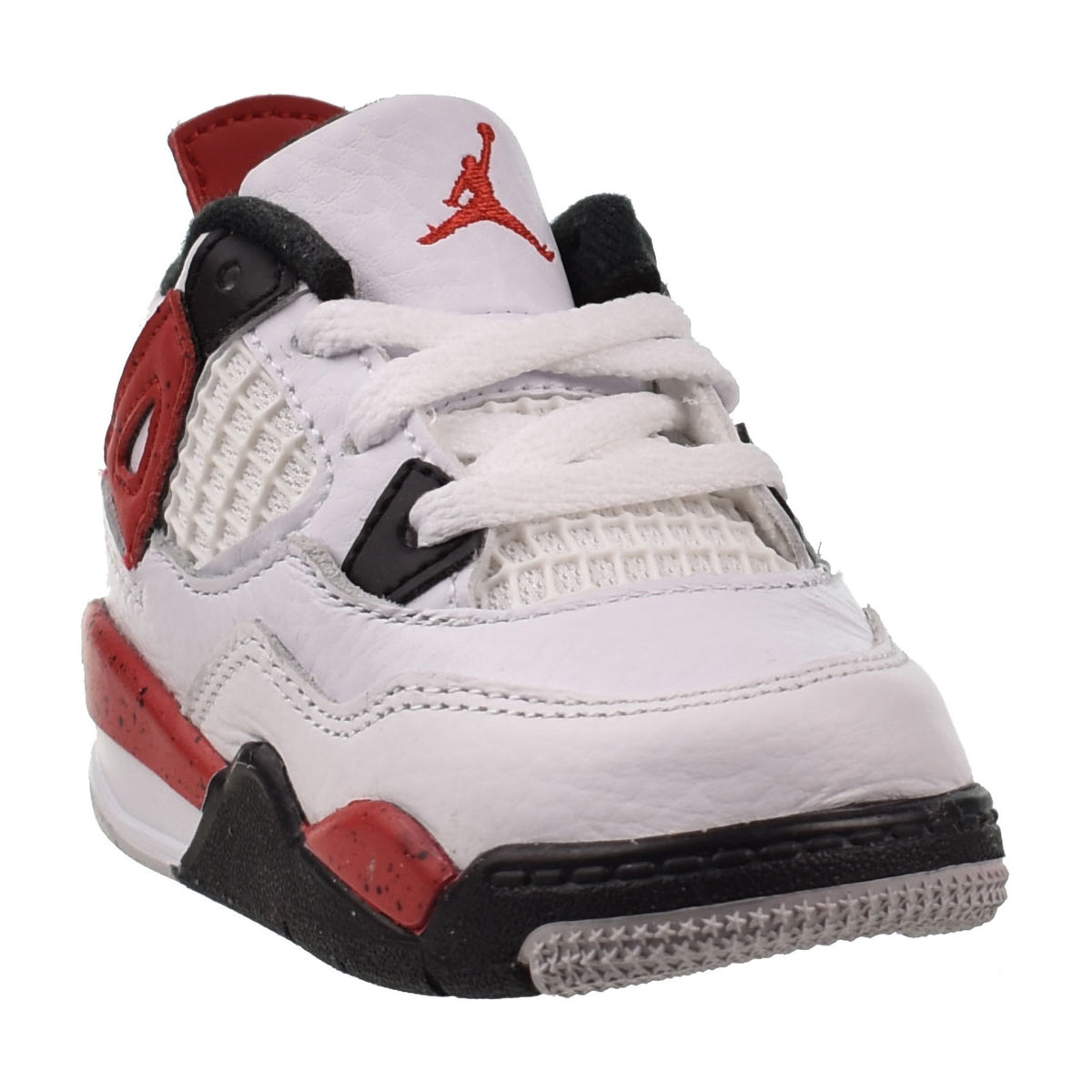 Jordan 4 Retro (TD) Toddler Shoes Red Cement-White-Black