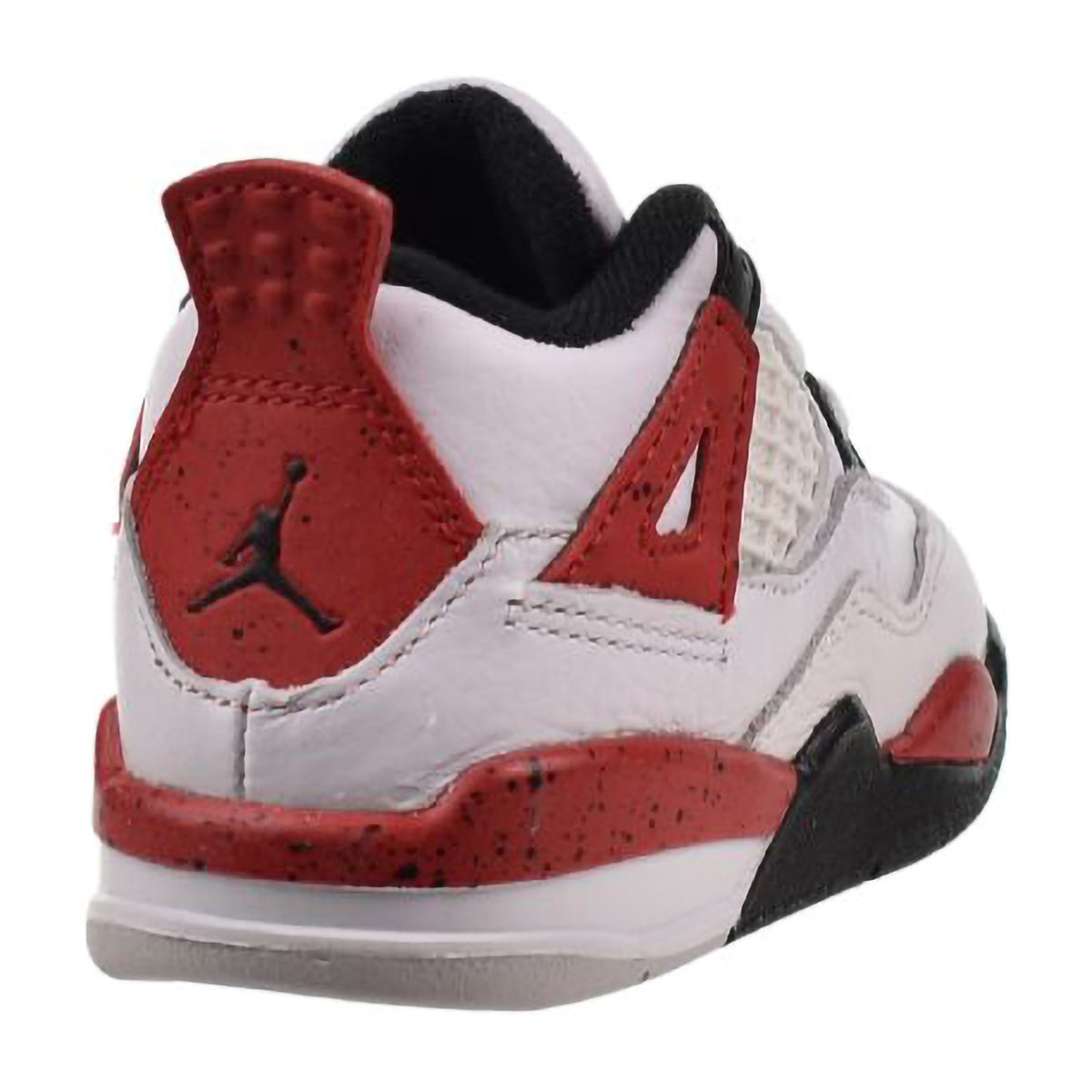 Jordan 4 Retro (TD) Toddler Shoes Red Cement-White-Black