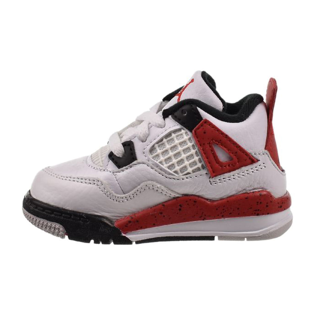 Jordan 4 Retro (TD) Toddler Shoes Red Cement-White-Black