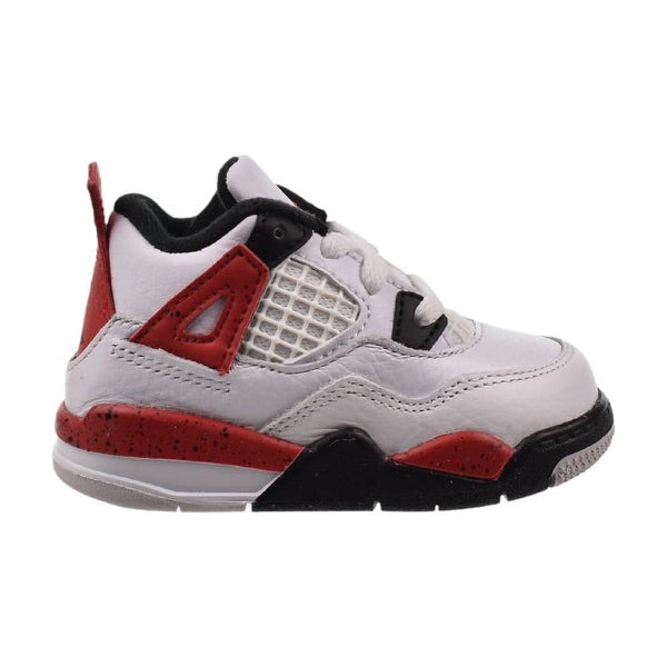 Jordan 4 Retro (TD) Toddler Shoes Red Cement-White-Black