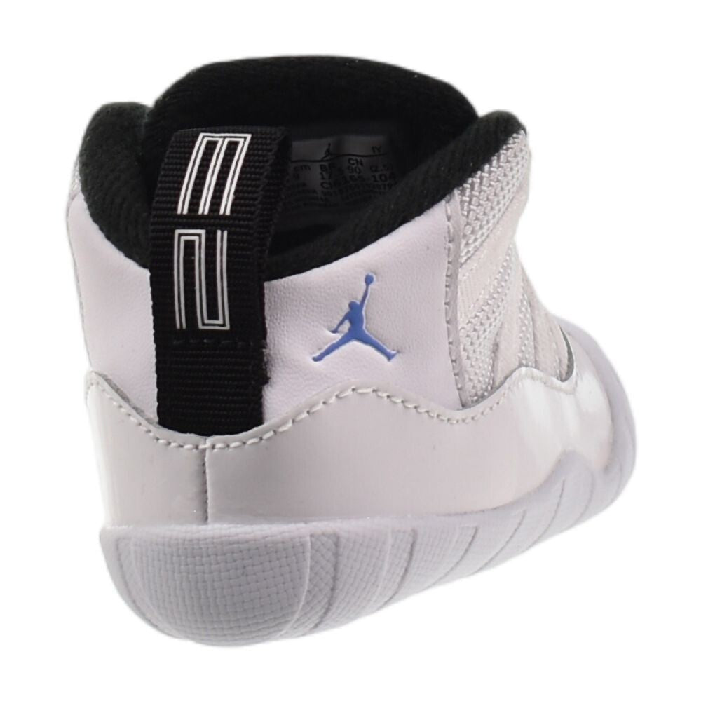 Jordan 11 Crib Bootie Baby Shoes White/Legend Blue-Black ci6165-104