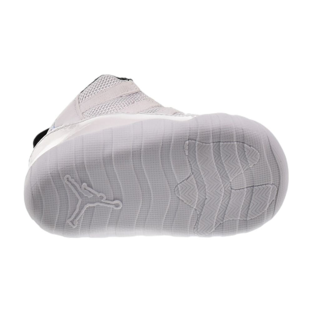 Jordan 11 Crib Bootie Baby Shoes White/Legend Blue-Black ci6165-104