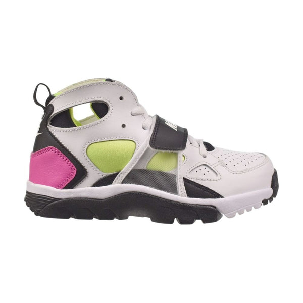 Nike Trainer Huarache Kids' Shoes White/Black-Laser Fuchsia cj0408-100