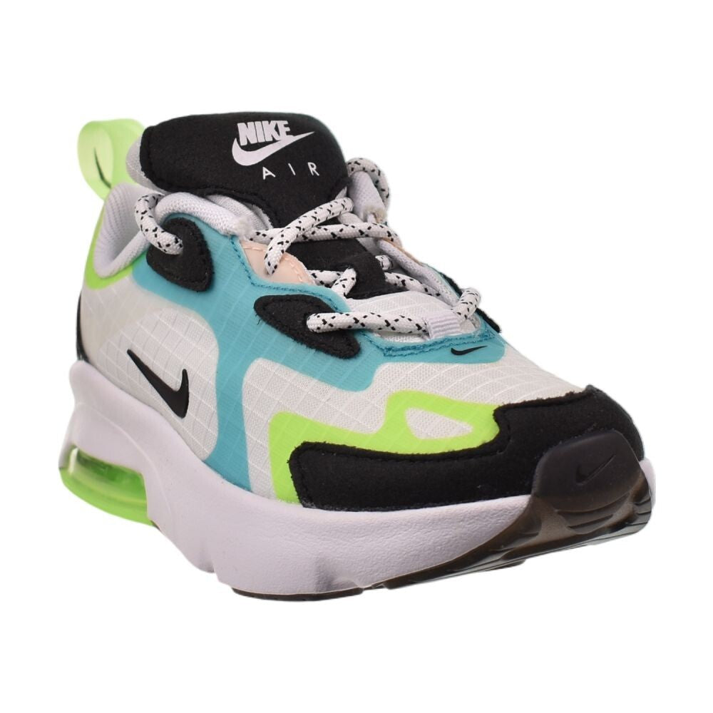 Nike Air Max 200 SE (PS) Kids' Shoes White/Black-Electric Green cj4037-101