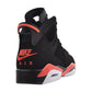 Air Jordan 6 Retro "Infrared Salesman" Mens Shoes Black/Crimson ct8529-001