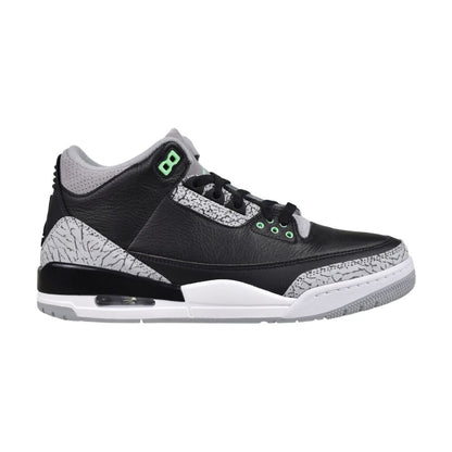 Air Jordan 3 Retro Men's Shoes Black/Green Glow ct8532-031