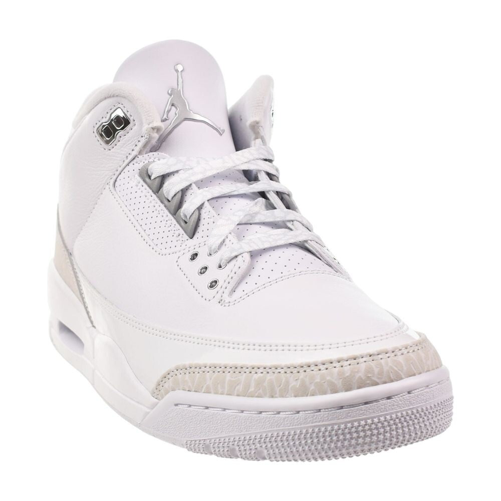 Jordan 3 Retro "Pure Money" Men's Shoes White/Metallic Silver ct8532-111