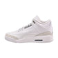 Jordan 3 Retro "Pure Money" Men's Shoes White/Metallic Silver ct8532-111