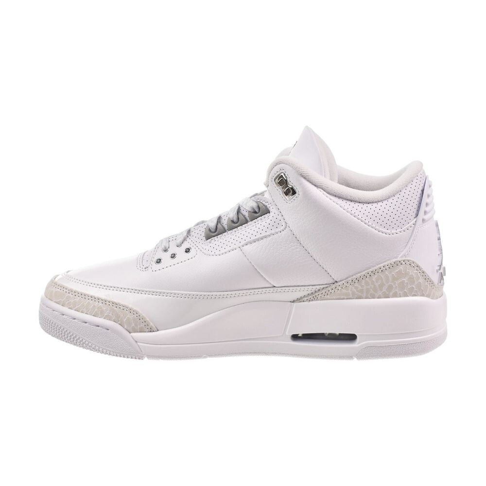 Jordan 3 Retro "Pure Money" Men's Shoes White/Metallic Silver ct8532-111
