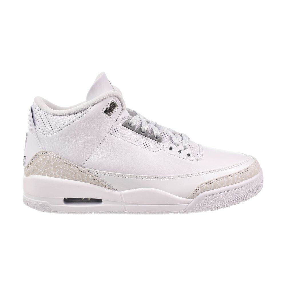 Jordan 3 Retro "Pure Money" Men's Shoes White/Metallic Silver ct8532-111