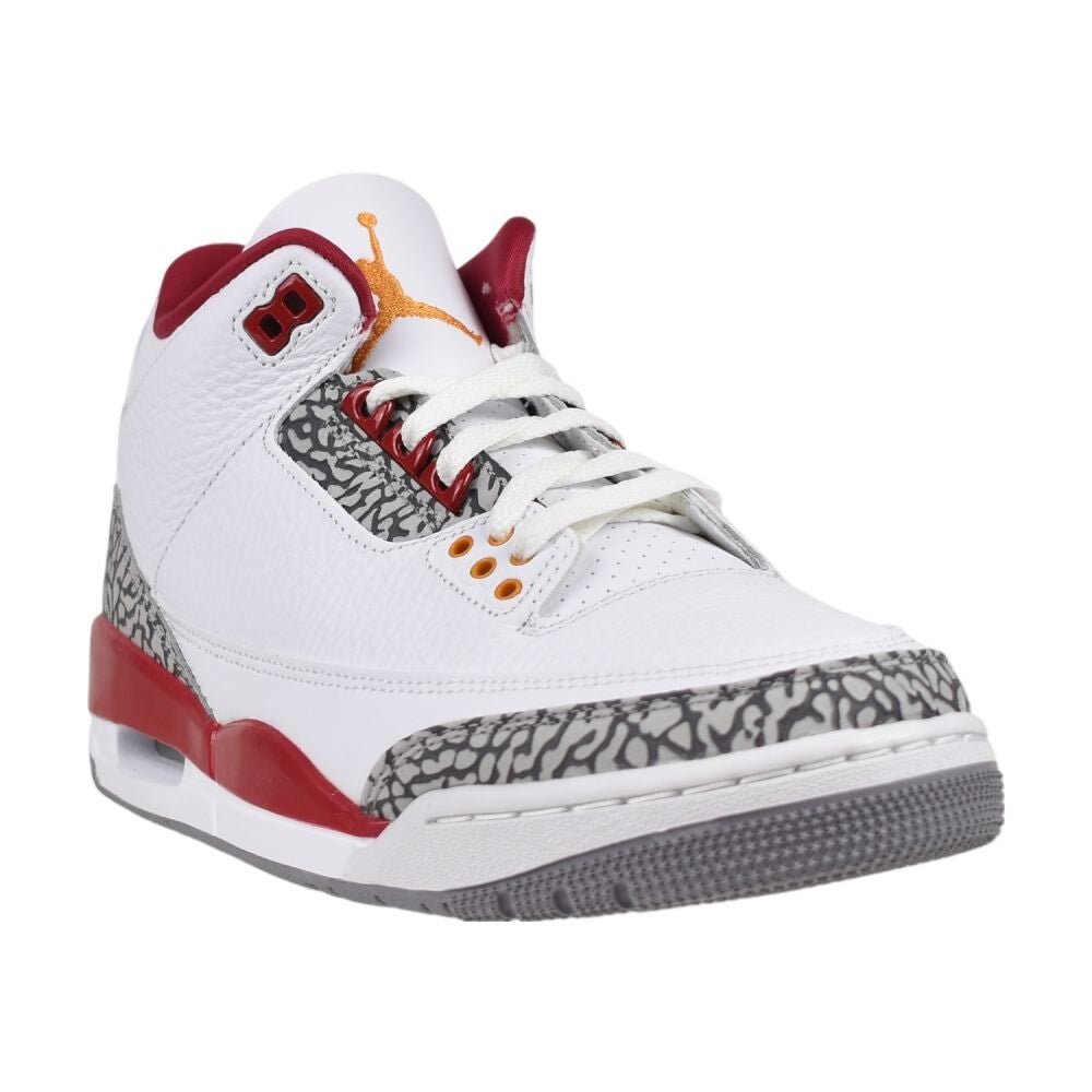 Air Jordan 3 Retro Men's Shoes White/Lt Curry-Cardinal Red ct8532-126