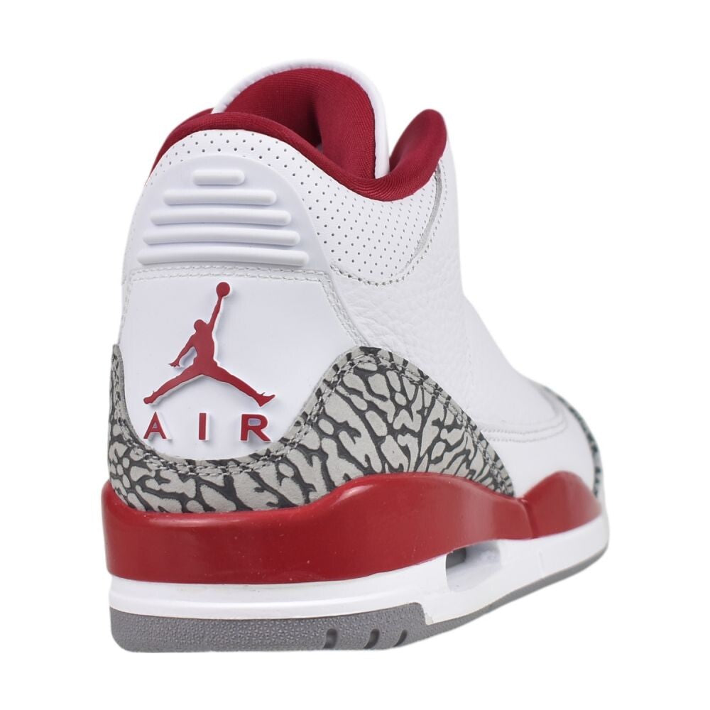 Air Jordan 3 Retro Men's Shoes White/Lt Curry-Cardinal Red ct8532-126