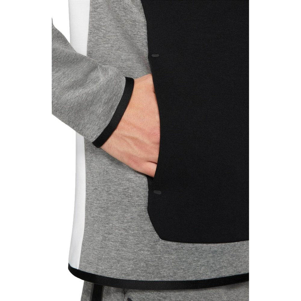 Nike Fleece Full-Zip Men's Hoodie White/Black cu4489-101