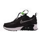Nike Air Max 90 Toggle Little Kids' Shoes Black/Chrome-Green cv0064-002
