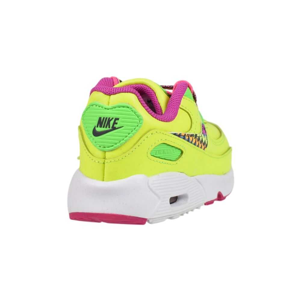 Nike Air Max 90 LTR (TD) Toddlers' Shoes Volt/Multi-Color-Pink cw5798-700