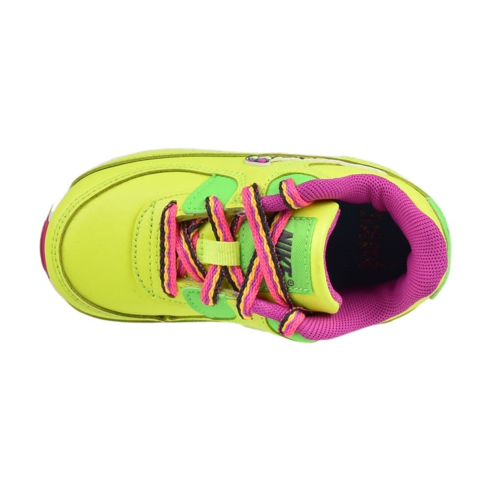 Nike Air Max 90 LTR (TD) Toddlers' Shoes Volt/Multi-Color-Pink cw5798-700
