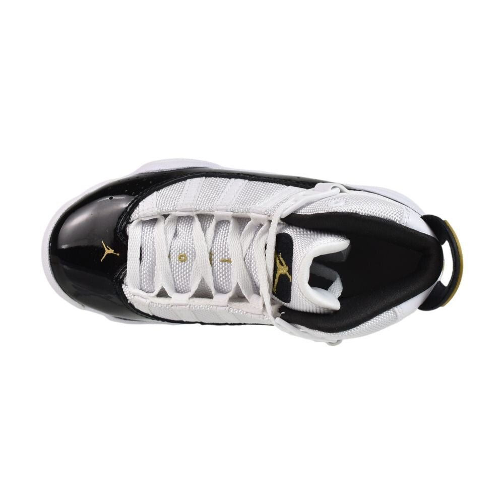 Jordan 6 Rings (PS) Little Kids Shoes White/Metallic Gold-Black cw6996-100