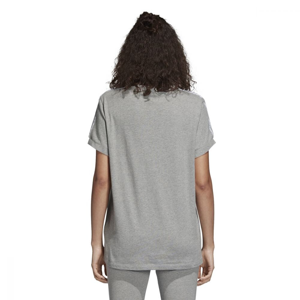 Adidas Originals 3-Stripes Women's Fashion Shirt Grey/White cy4982