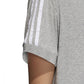 Adidas Originals 3-Stripes Women's Fashion Shirt Grey/White cy4982