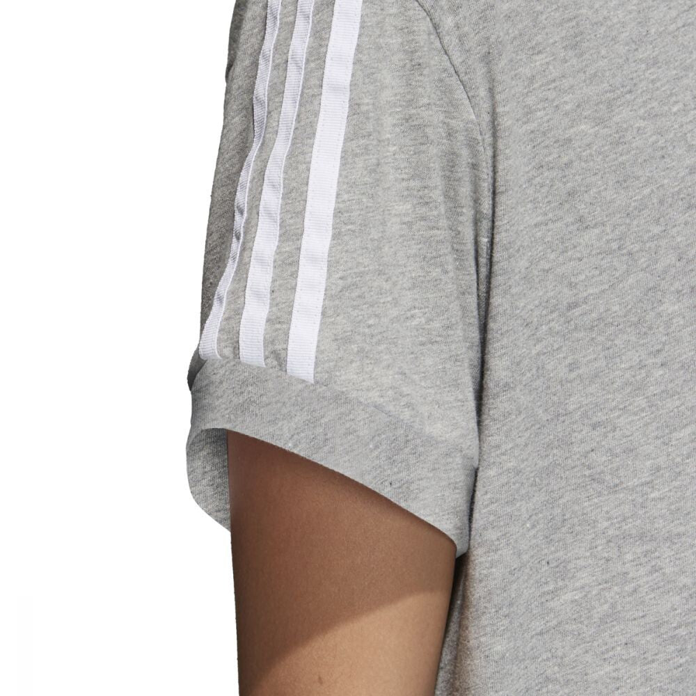 Adidas Originals 3-Stripes Women's Fashion Shirt Grey/White cy4982