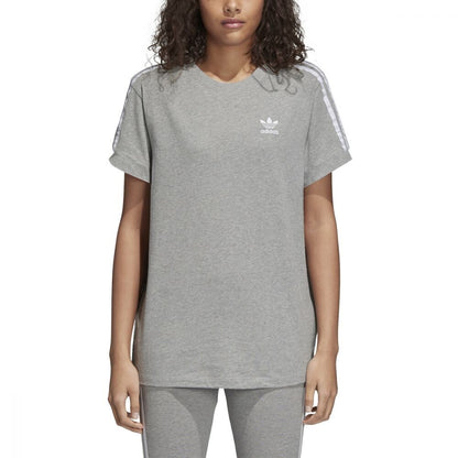 Adidas Originals 3-Stripes Women's Fashion Shirt Grey/White cy4982