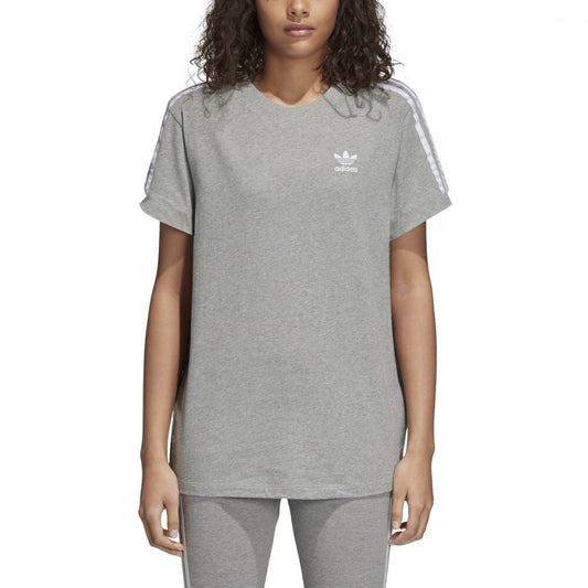 Adidas Originals 3-Stripes Women's Fashion Shirt Grey/White cy4982
