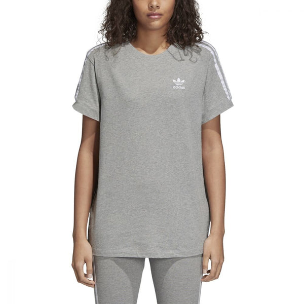Adidas Originals 3-Stripes Women's Fashion Shirt Grey/White cy4982