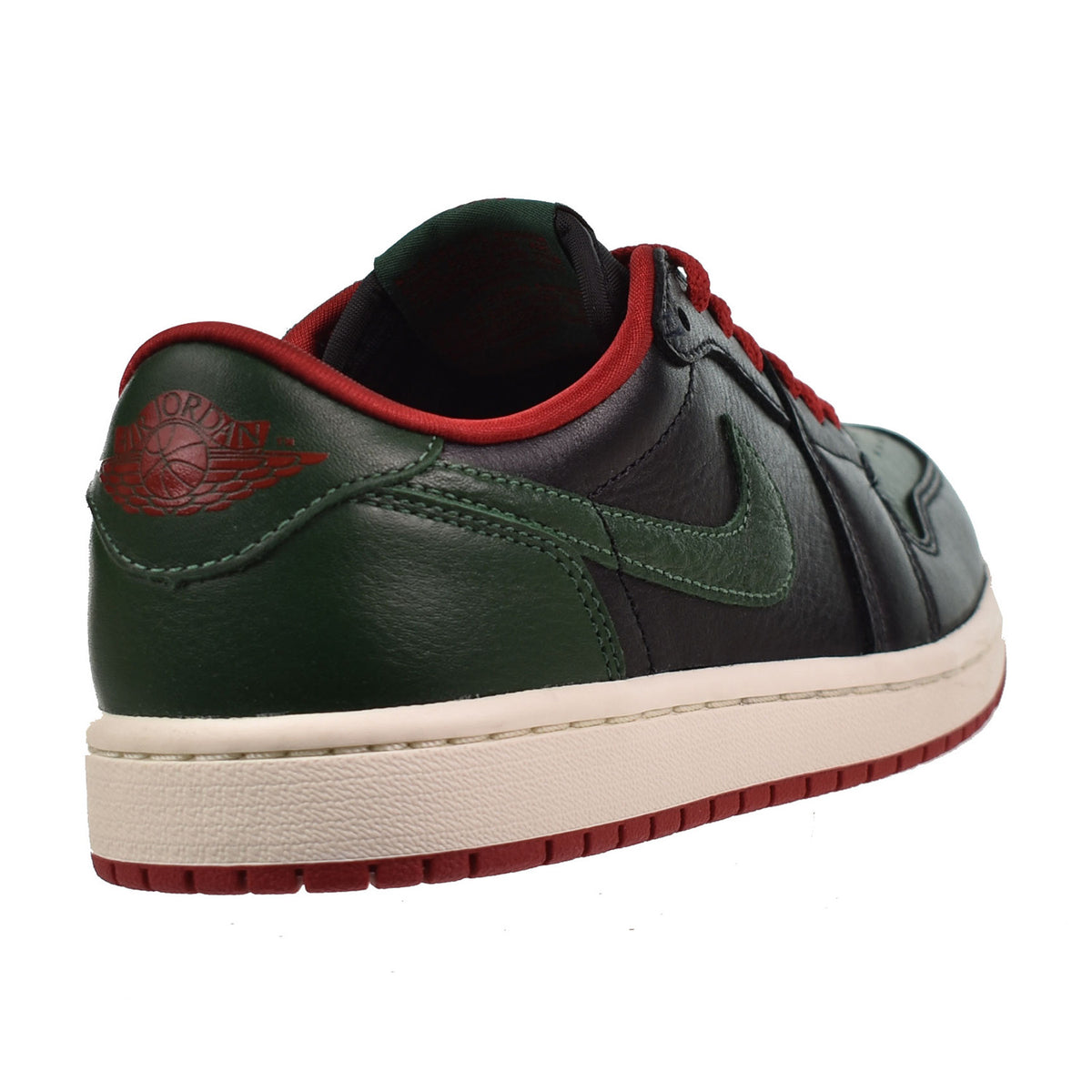 Jordan 1 Retro Low OG Women's Shoes Gorge Green-Black-Varsity Red