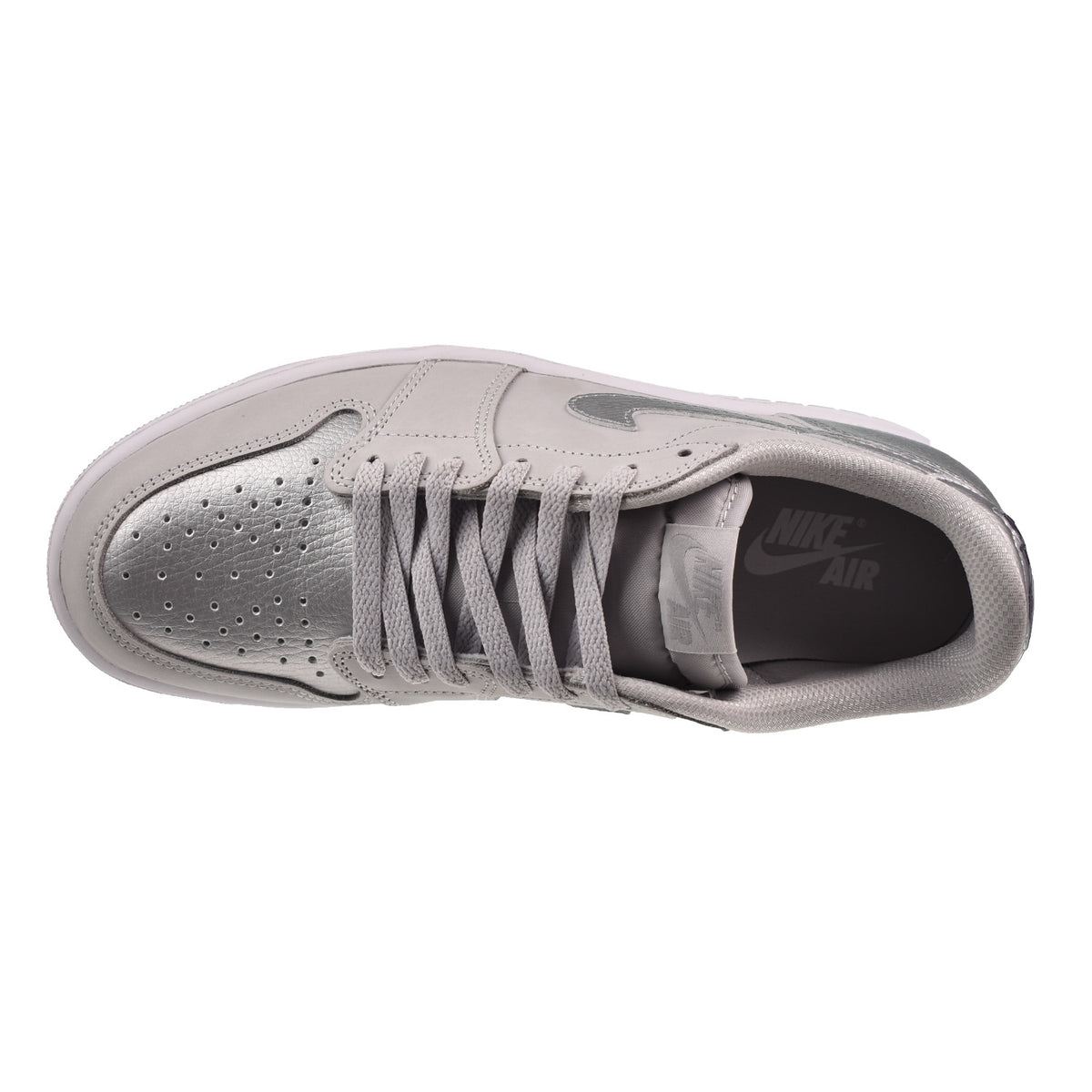 Jordan 1 Low OG Men's Shoes Neutral Grey-Metallic Silver 
