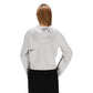 Nike NSW Tech Pack Checkered Women's Hoodie Light Grey/White cz9795-100