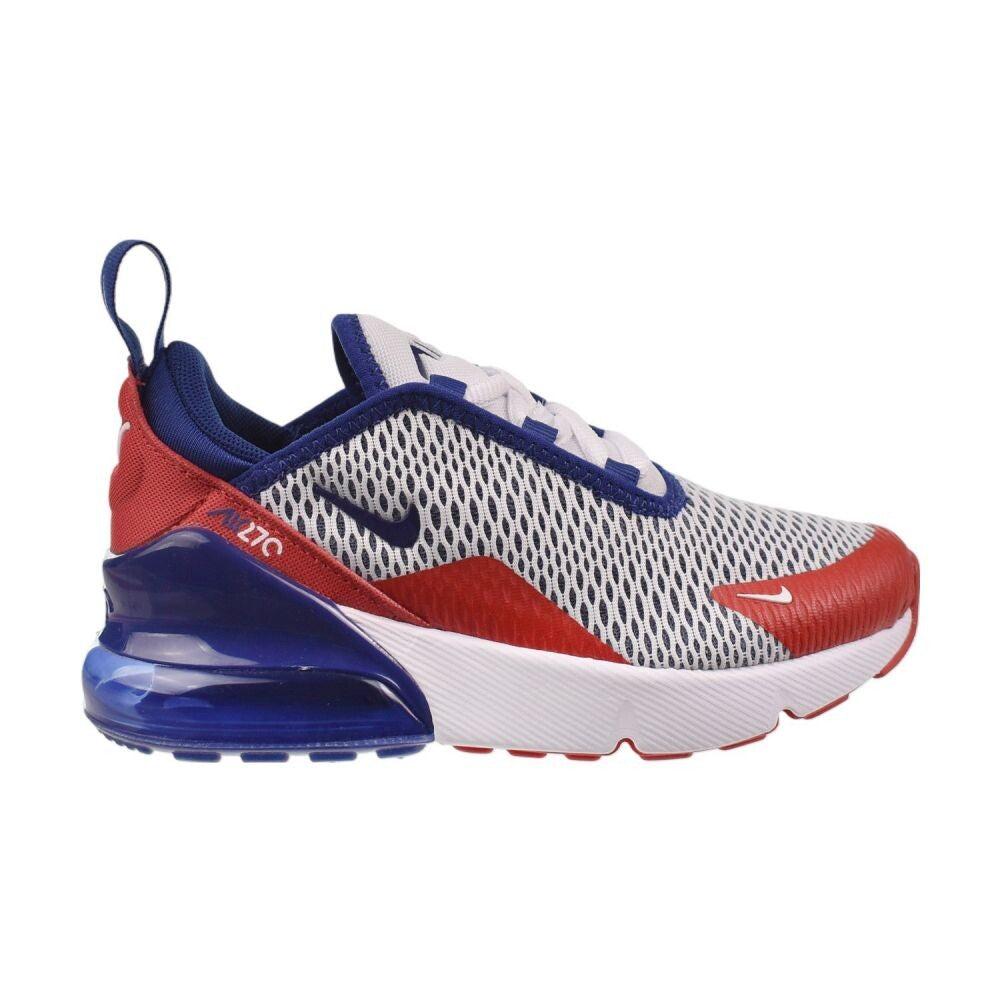 Nike Air Max 270 (PS) Kids' Shoes White/Deep Royal cz9833-100