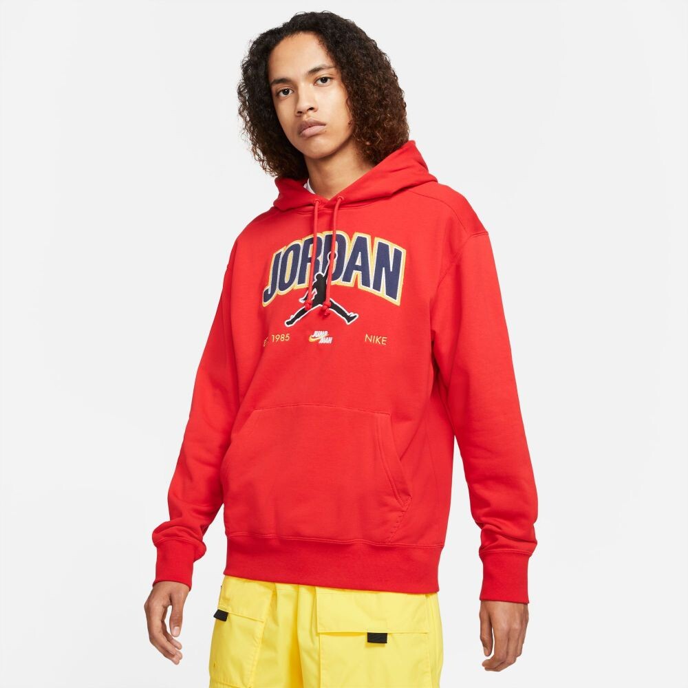 Air Jordan Jumpman Fleece Pullover Men's Hoodie Red da7184-687