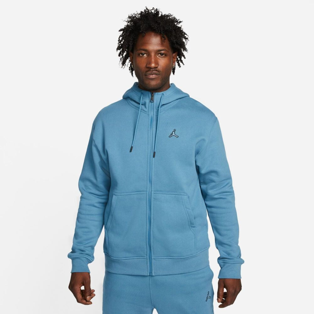 Jordan Essentials Fleece Full-Zip Men's Hoodie Blue da9810-415