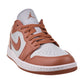 Air Jordan 1 Low Women's Shoes Pure Platinum-White-Sky J Orange