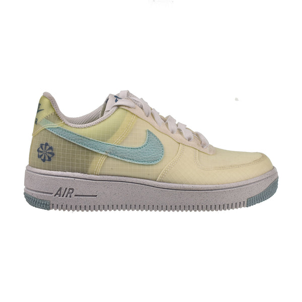 Nike Air Force 1 Low Crater (GS) Big Kids' Shoes White Copa