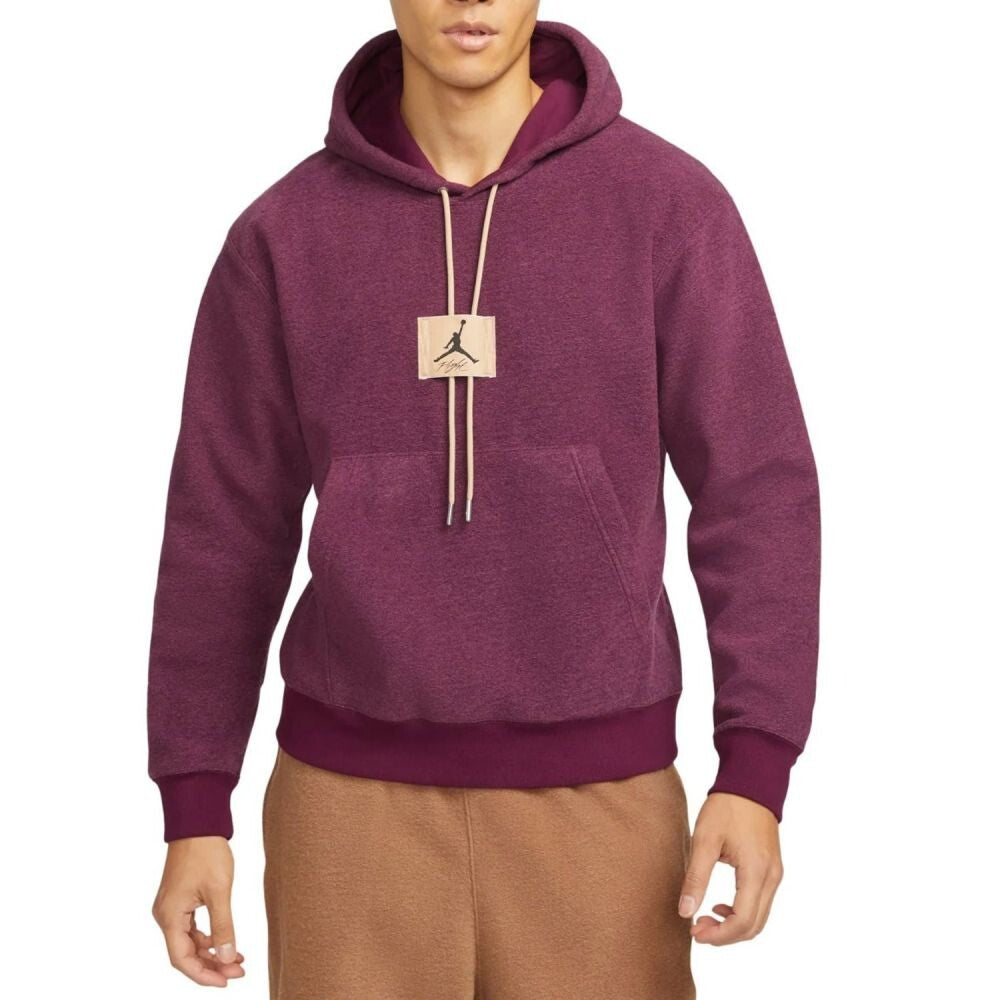 Jordan Flight Heritage Pullover Men's Hoodie Burgundy dc9584-610