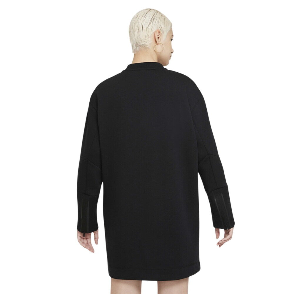 Nike Sportswear Tech Fleece Women's Long-Sleeve Dress Black dd5626-010