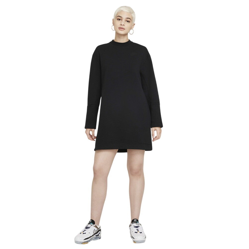 Nike Sportswear Tech Fleece Women's Long-Sleeve Dress Black dd5626-010