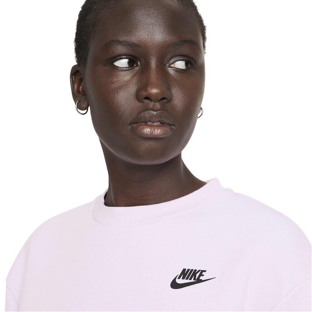 Nike Sportswear Tech Fleece Women's Long-Sleeve Dress Regal Pink/Black dd5626-695