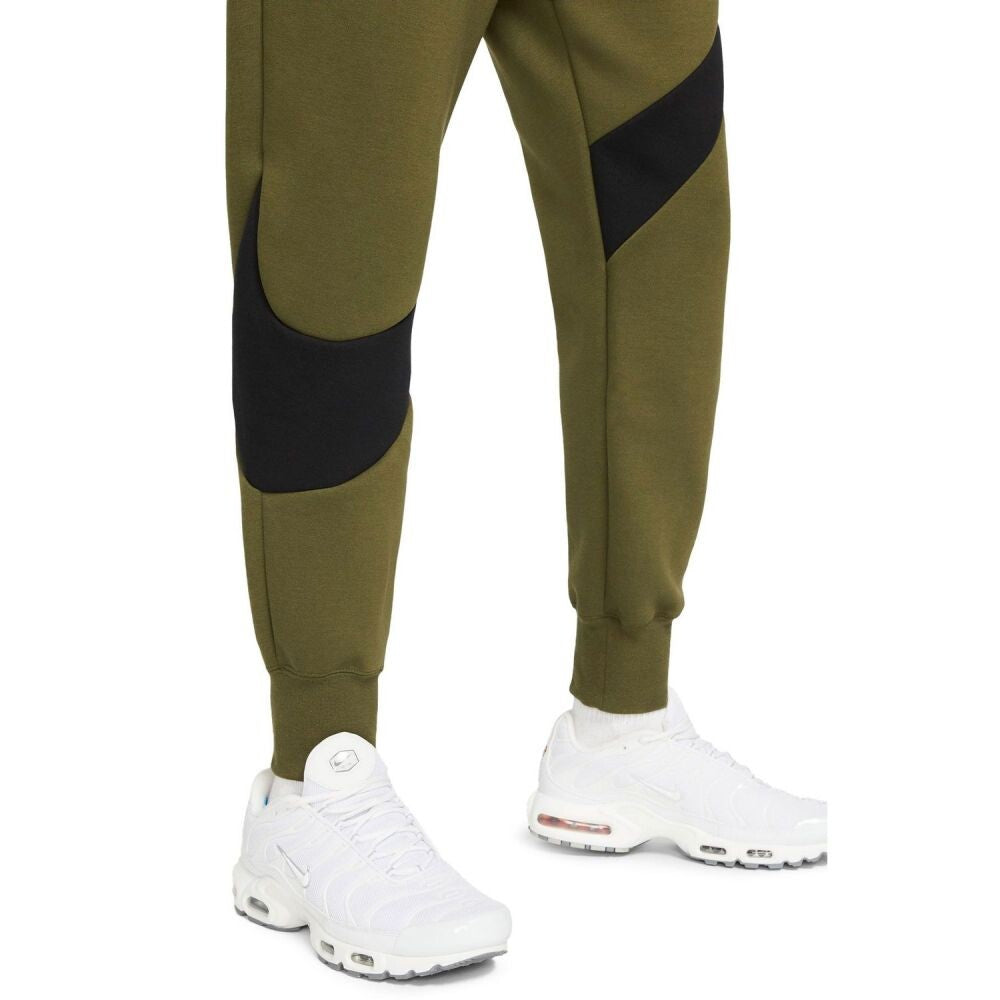 Nike NSW Swoosh Tech Fleece Men's Track Pants Rough Green/Black dh1023-326