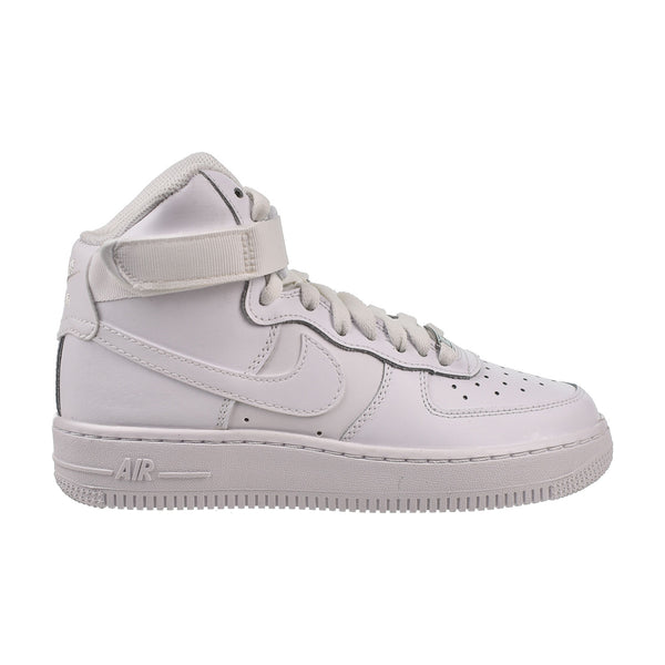 Nike Air Force 1 High LE (GS) Big Kids' Shoes Triple White